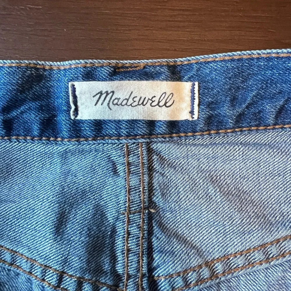 Madewell Rigid Demin A Line mini skirt. Size 27. - Picture 2 of 8